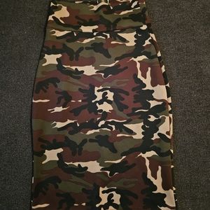 Camo skirt